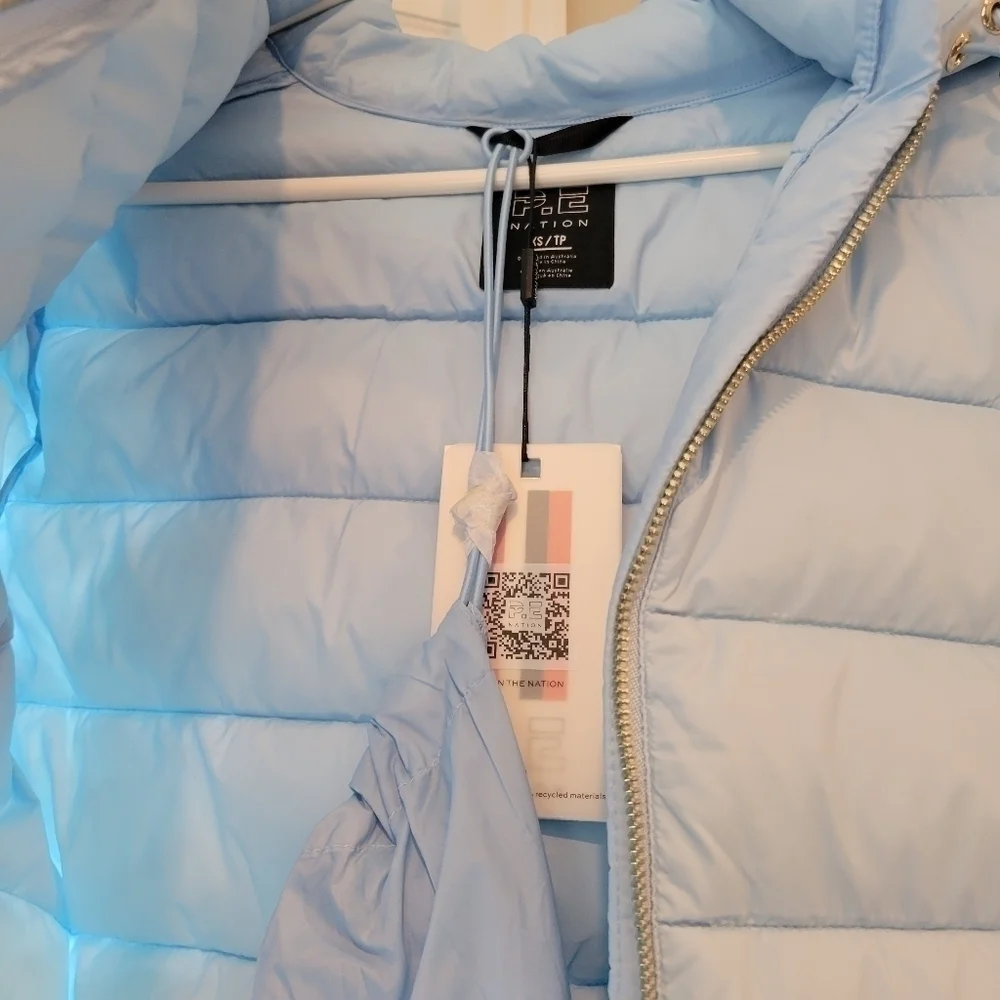 P.E Nation NWT expedition Jacket in summer sky size xs/tp.